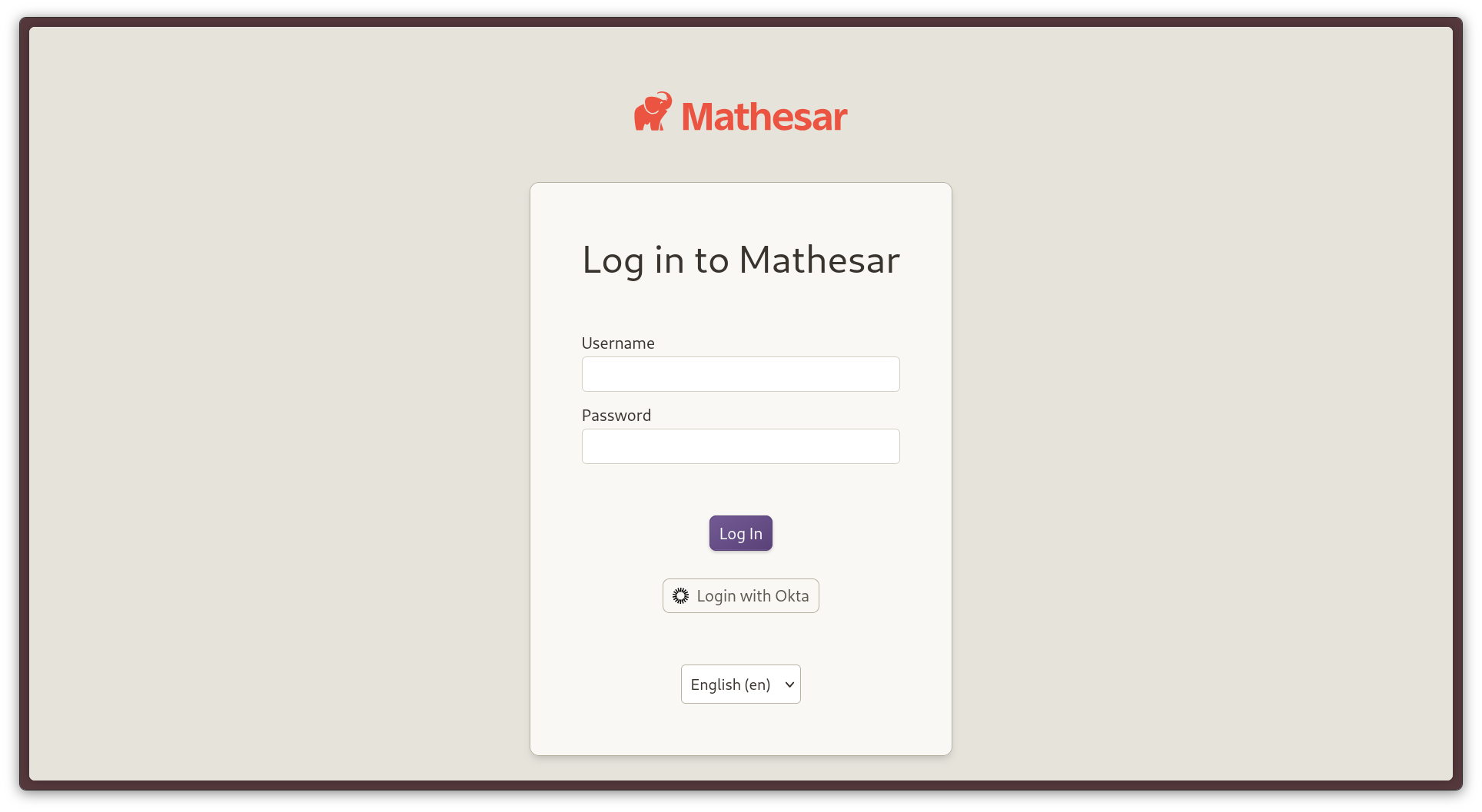 Sign into Mathesar with Okta